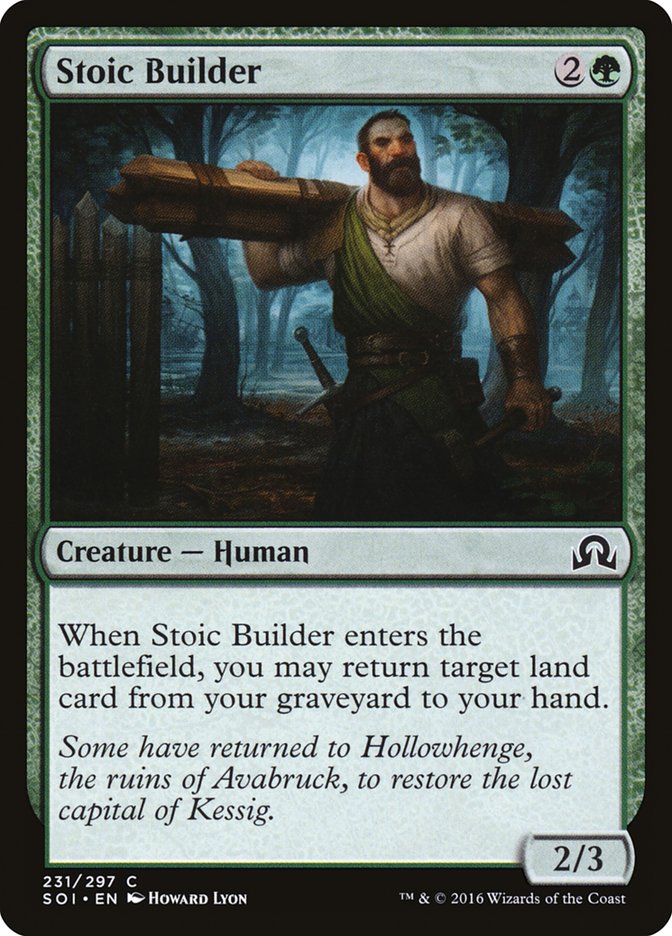 Stoic Builder [Shadows over Innistrad] | The CG Realm
