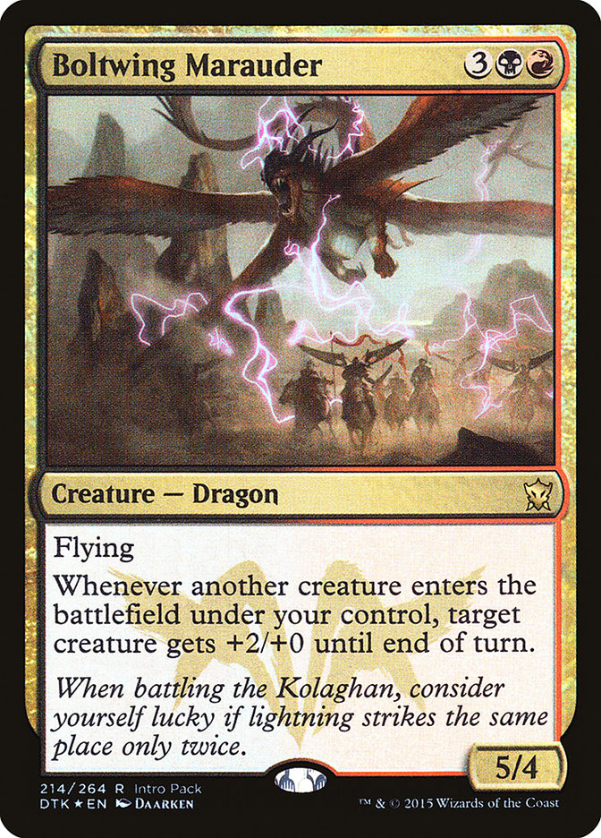 Boltwing Marauder (Intro Pack) [Dragons of Tarkir Promos] | The CG Realm