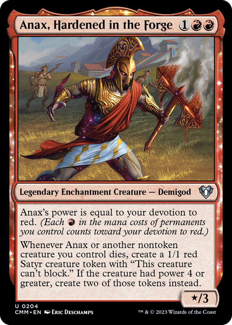 Anax, Hardened in the Forge [Commander Masters] | The CG Realm