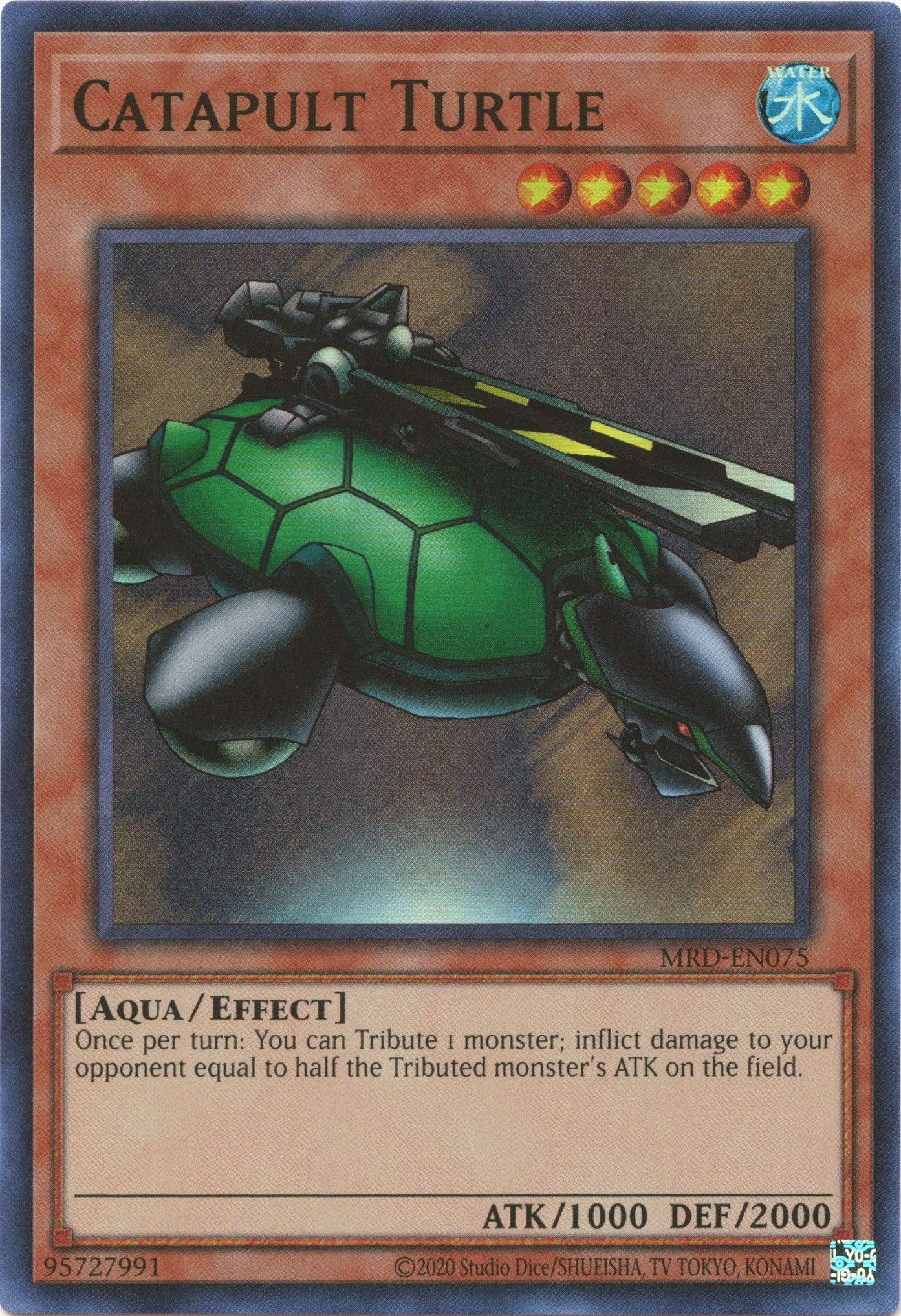 Catapult Turtle (25th Anniversary) [MRD-EN075] Super Rare | The CG Realm