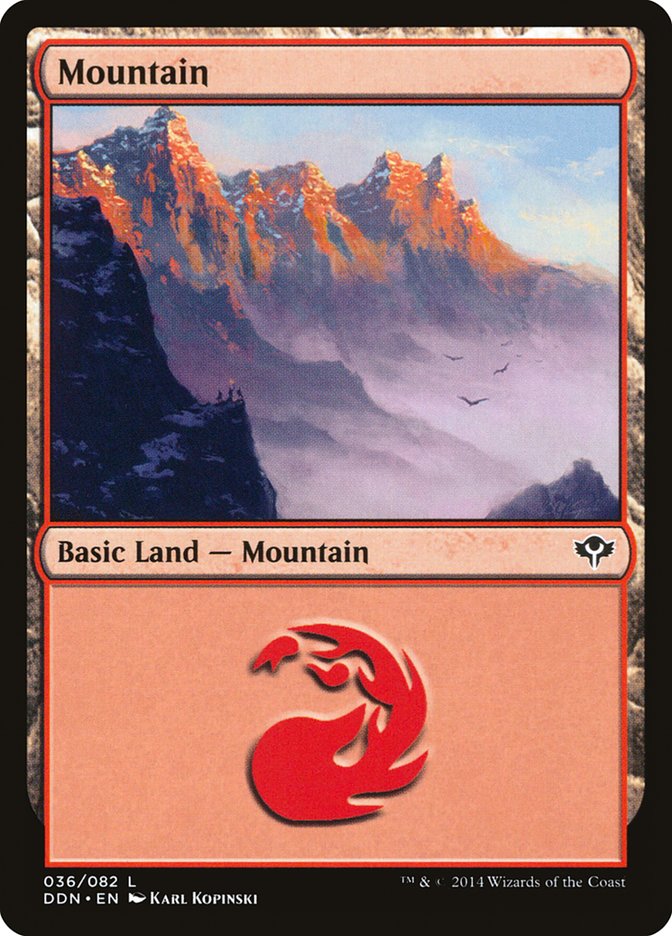 Mountain (36) [Duel Decks: Speed vs. Cunning] | The CG Realm