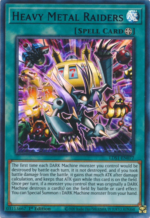 Heavy Metal Raiders (Purple) [LDS1-EN077] Ultra Rare | The CG Realm