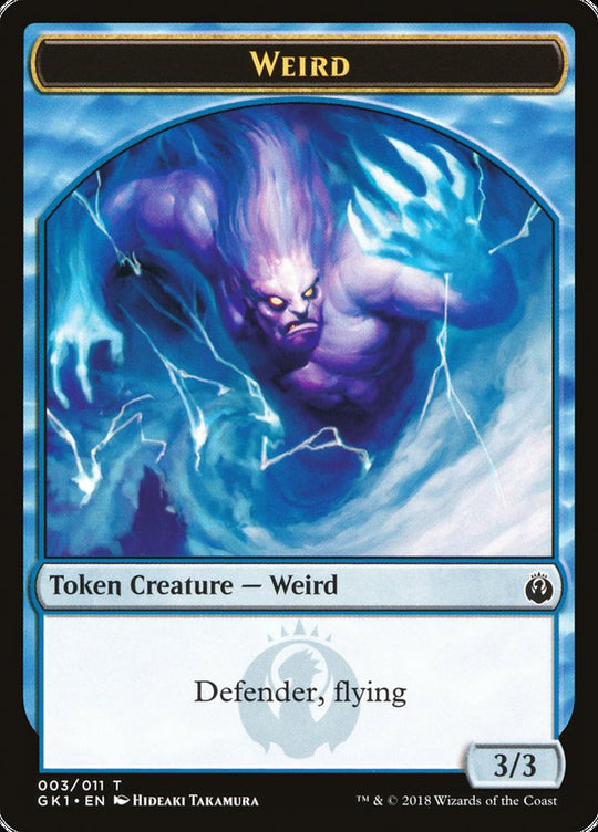 Weird // Goblin Double-Sided Token (GR1-3 // 4) - GRN Guild Kit Tokens