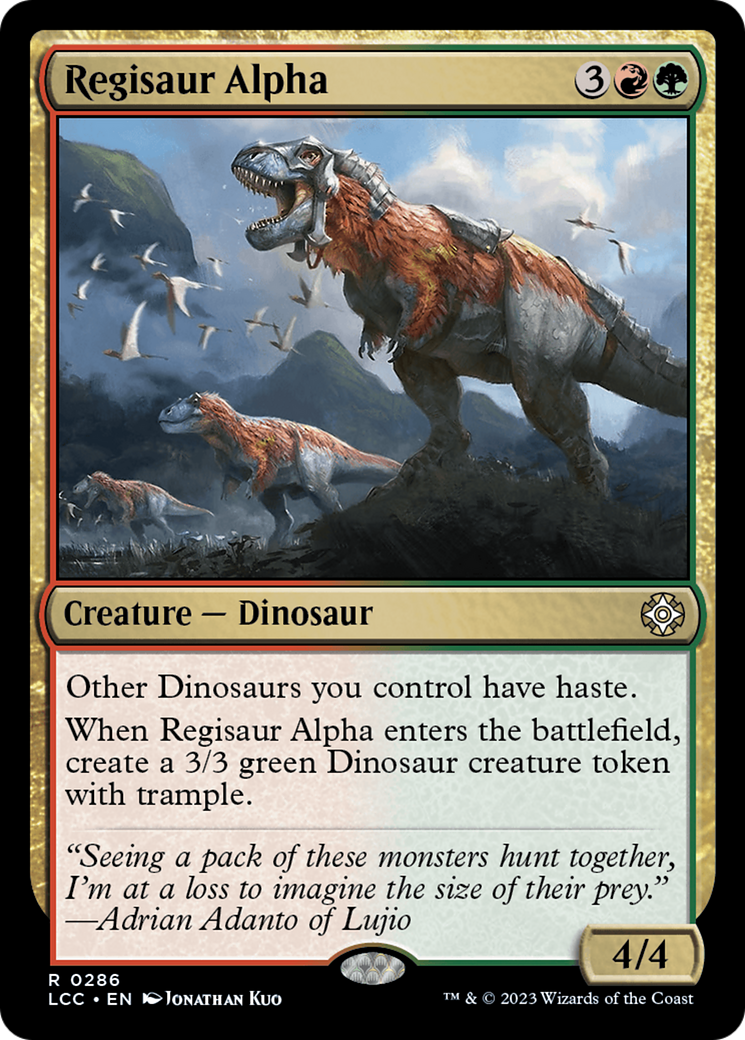 Regisaur Alpha [The Lost Caverns of Ixalan Commander] | The CG Realm