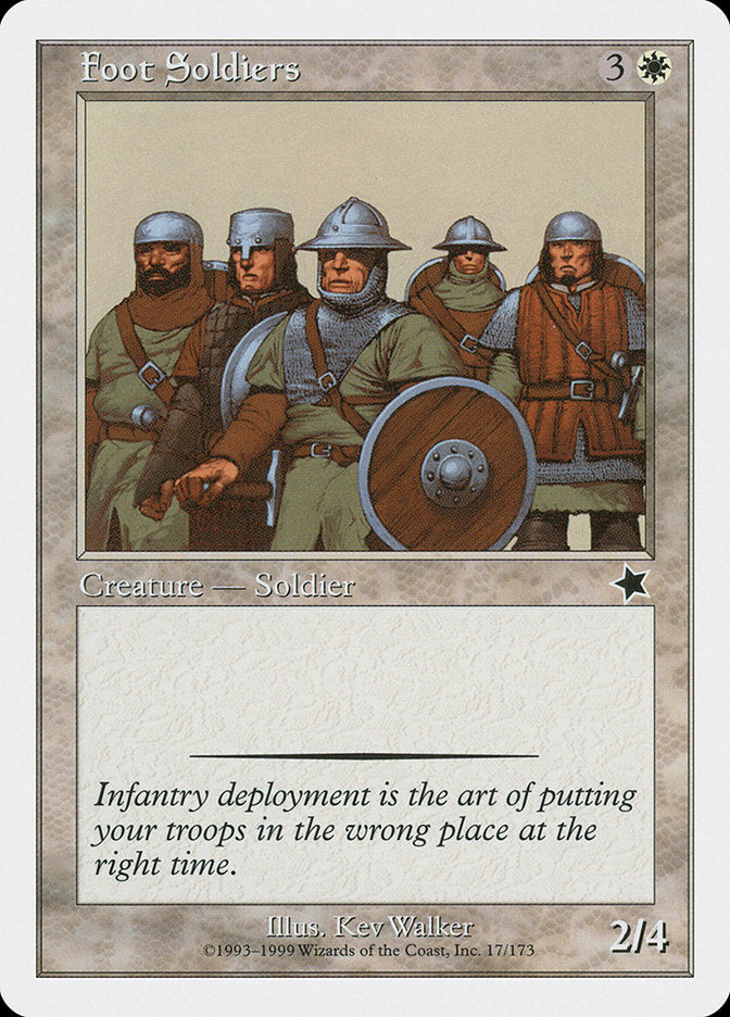 Foot Soldiers [Starter 1999] | The CG Realm