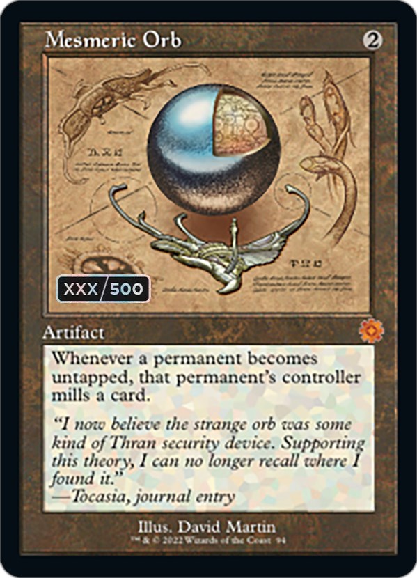 Mesmeric Orb (Retro Schematic) (Serialized) [The Brothers' War Retro Artifacts] | The CG Realm
