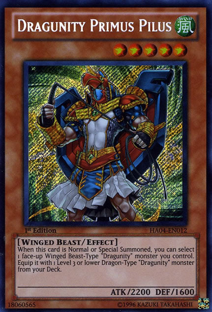 Dragunity Primus Pilus [HA04-EN012] Secret Rare | The CG Realm