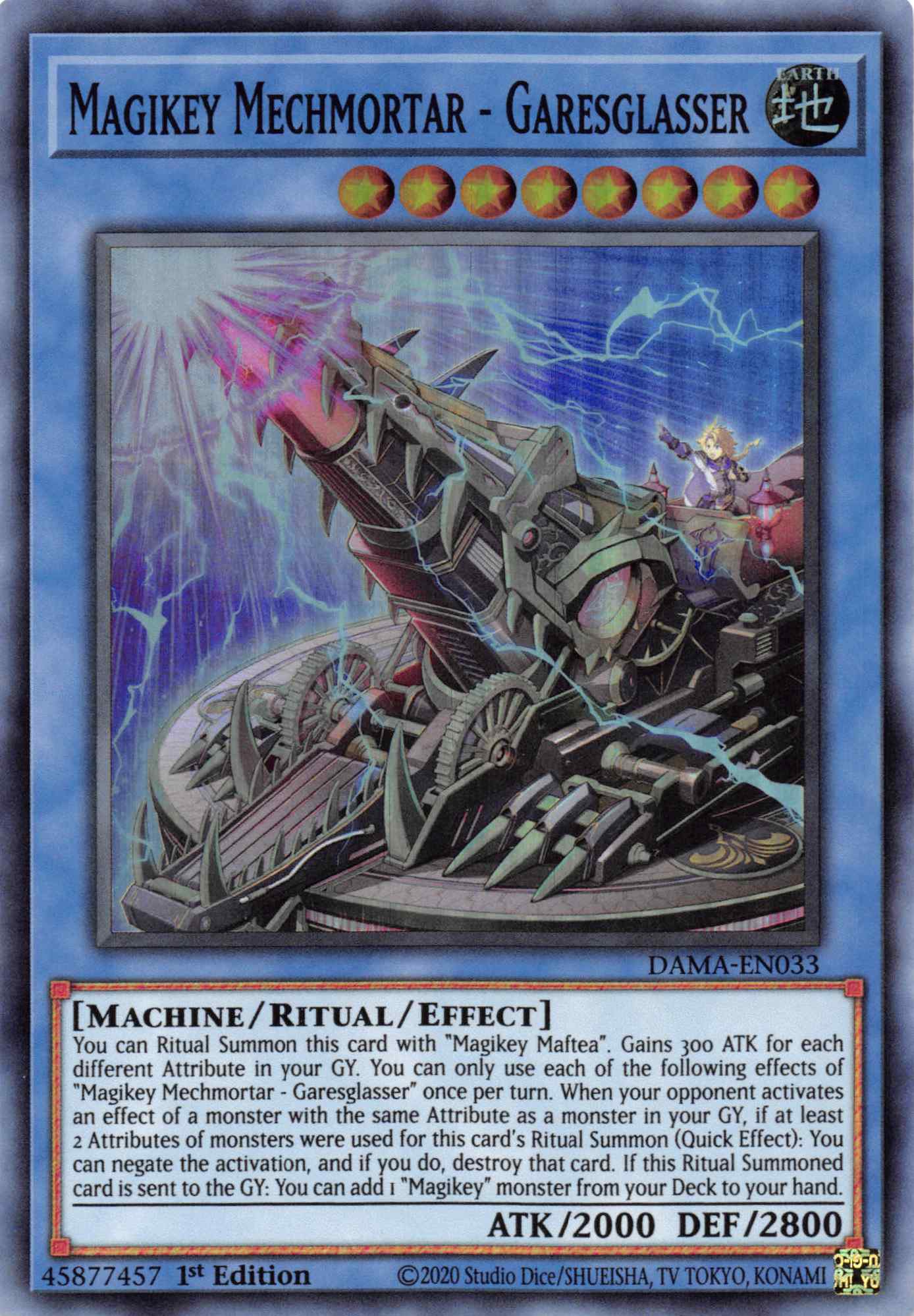 Magikey Mechmortar - Garesglasser [DAMA-EN033] Super Rare | The CG Realm