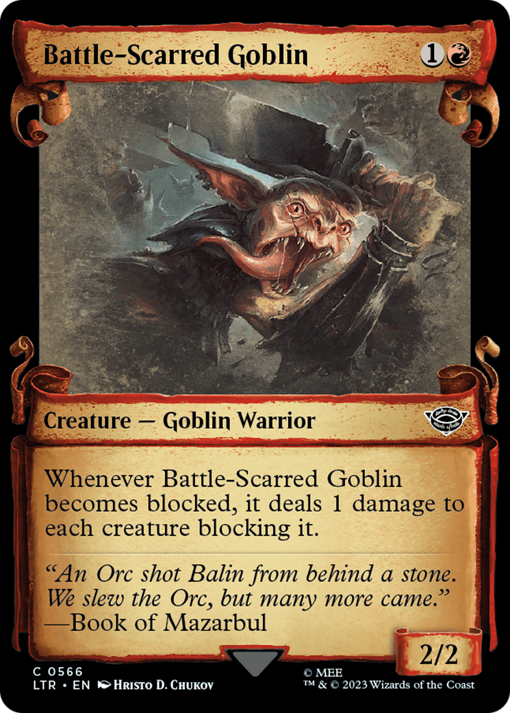 Battle-Scarred Goblin [The Lord of the Rings: Tales of Middle-Earth Showcase Scrolls] | The CG Realm