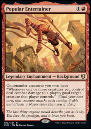 Popular Entertainer [Commander Legends: Battle for Baldur's Gate] | The CG Realm