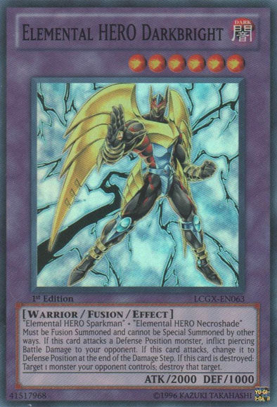 Elemental HERO Darkbright [LCGX-EN063] Super Rare | The CG Realm
