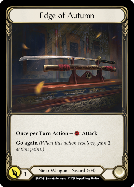 Edge of Autumn [IRA002-P] (Ira Welcome Deck)  1st Edition Normal | The CG Realm