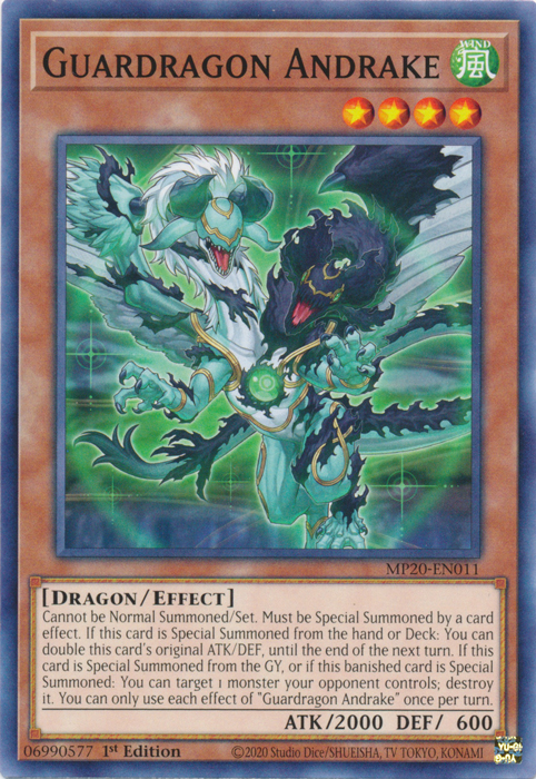 Guardragon Andrake [MP20-EN011] Common | The CG Realm