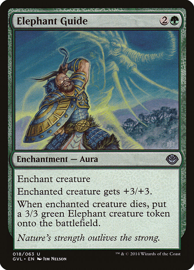 Elephant Guide (Garruk vs. Liliana) [Duel Decks Anthology] | The CG Realm