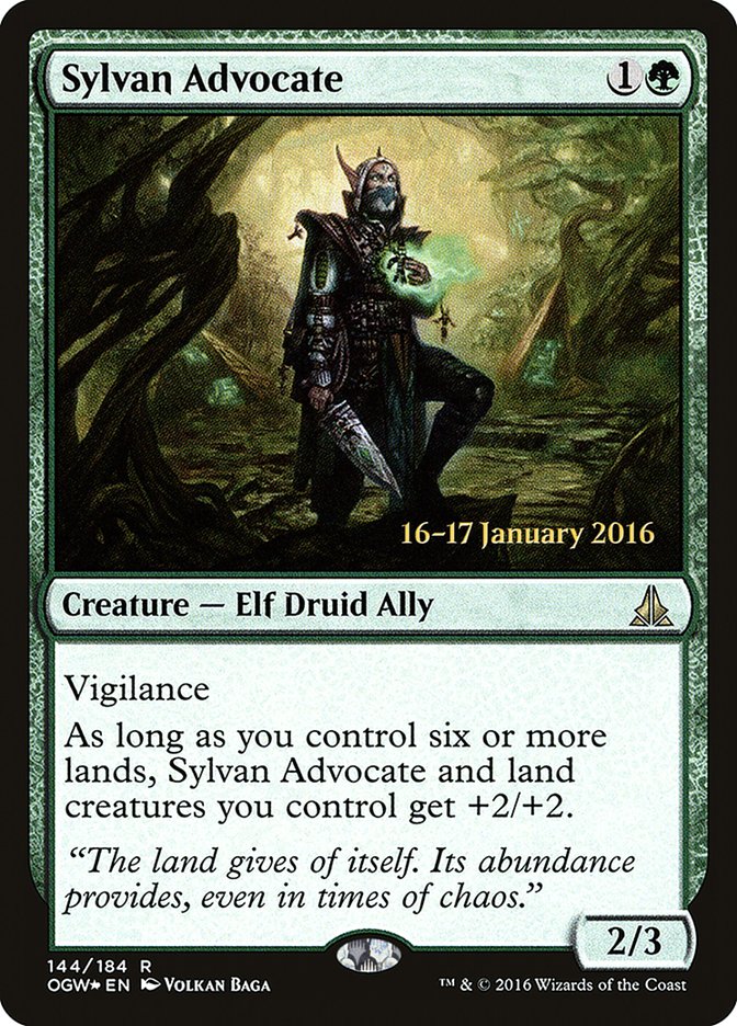 Sylvan Advocate [Oath of the Gatewatch Prerelease Promos] | The CG Realm