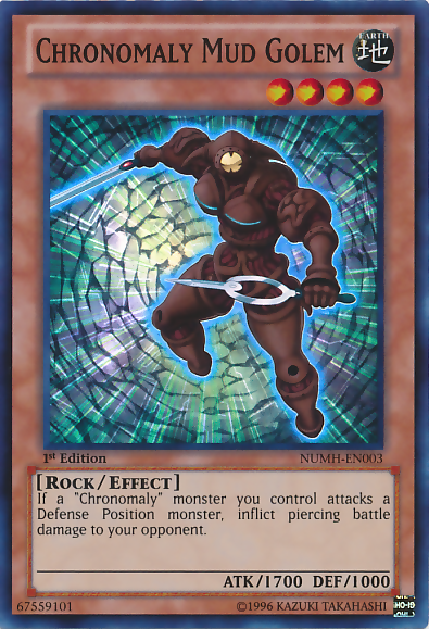Chronomaly Mud Golem [NUMH-EN003] Super Rare | The CG Realm