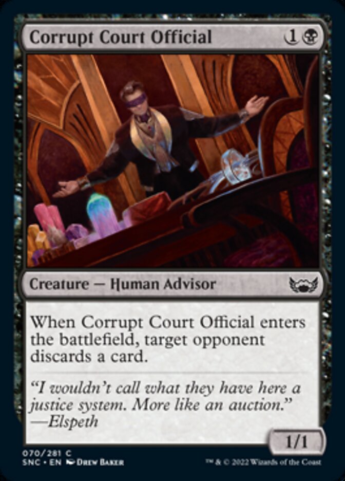 Corrupt Court Official [Streets of New Capenna] | The CG Realm