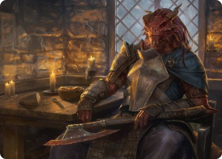 Jaded Sell-Sword Art Card [Dungeons & Dragons: Adventures in the Forgotten Realms Art Series] | The CG Realm