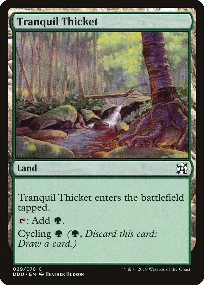 Tranquil Thicket [Duel Decks: Elves vs. Inventors] | The CG Realm