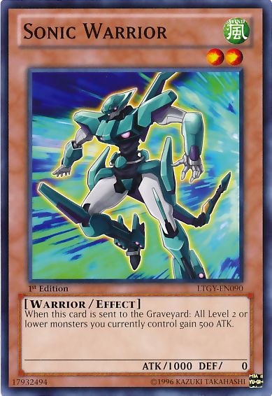 Sonic Warrior [LTGY-EN090] Common | The CG Realm
