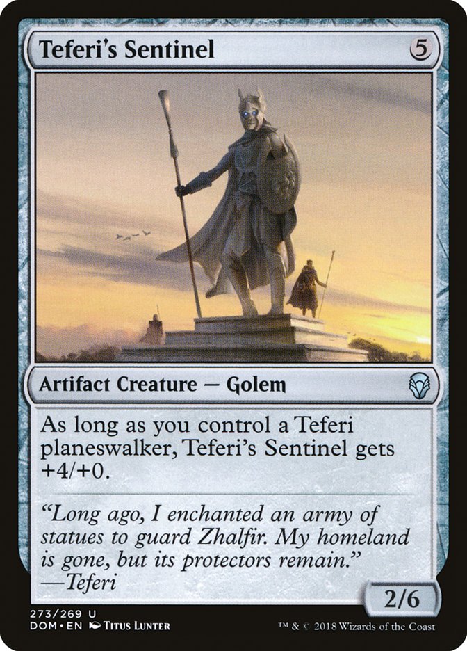 Teferi's Sentinel [Dominaria] | The CG Realm
