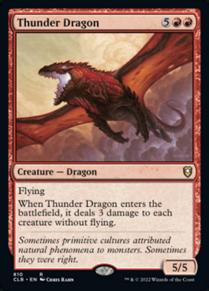 Thunder Dragon [Commander Legends: Battle for Baldur's Gate] | The CG Realm