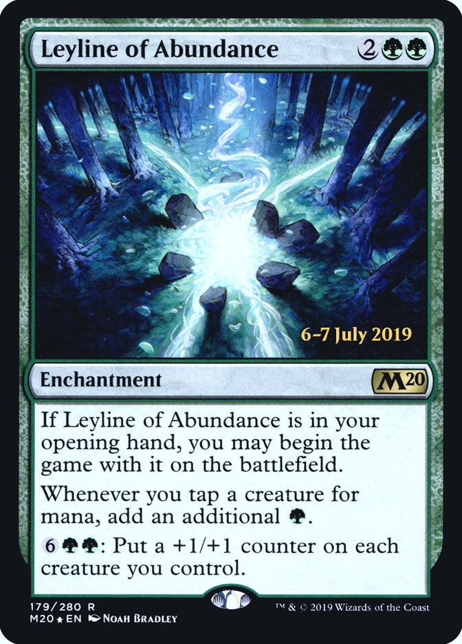 Leyline of Abundance [Core Set 2020 Prerelease Promos] | The CG Realm
