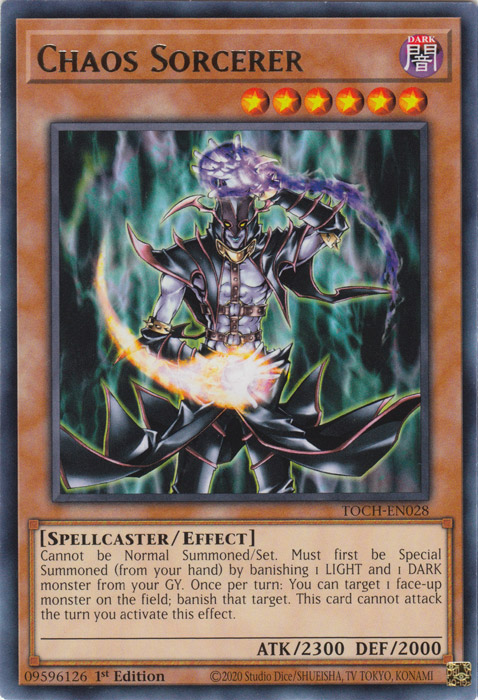 Chaos Sorcerer [TOCH-EN028] Rare | The CG Realm