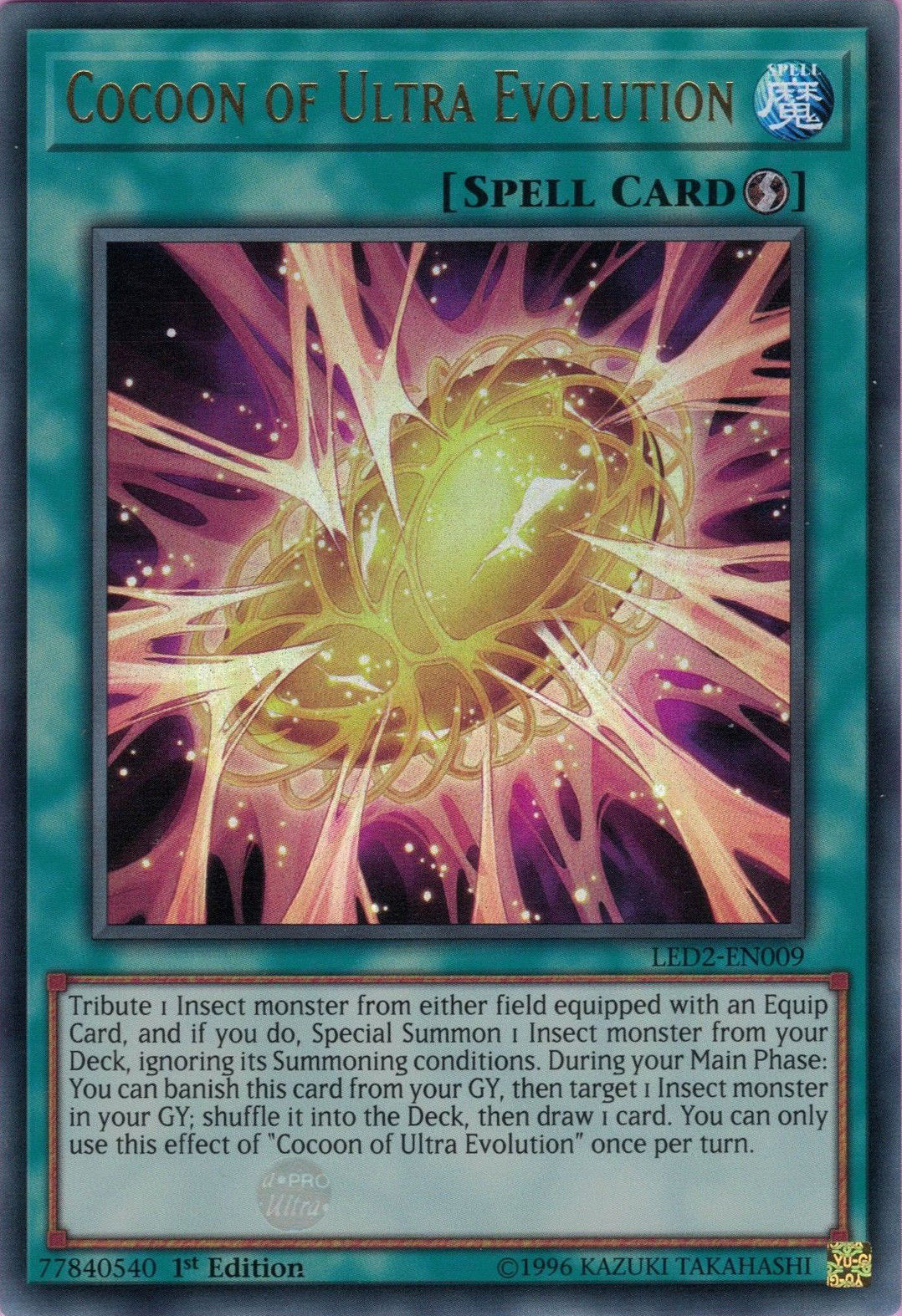 Cocoon of Ultra Evolution [LED2-EN009] Ultra Rare | The CG Realm