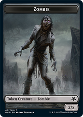 Zombie // Human Soldier Double-Sided Token [Game Night: Free-for-All Tokens] | The CG Realm