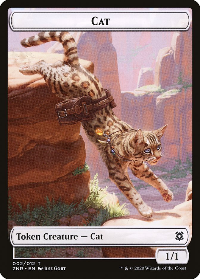 Cat Token [Zendikar Rising Tokens] | The CG Realm