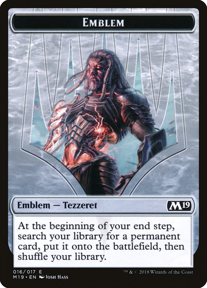 Tezzeret, Artifice Master Emblem [Core Set 2019 Tokens] | The CG Realm