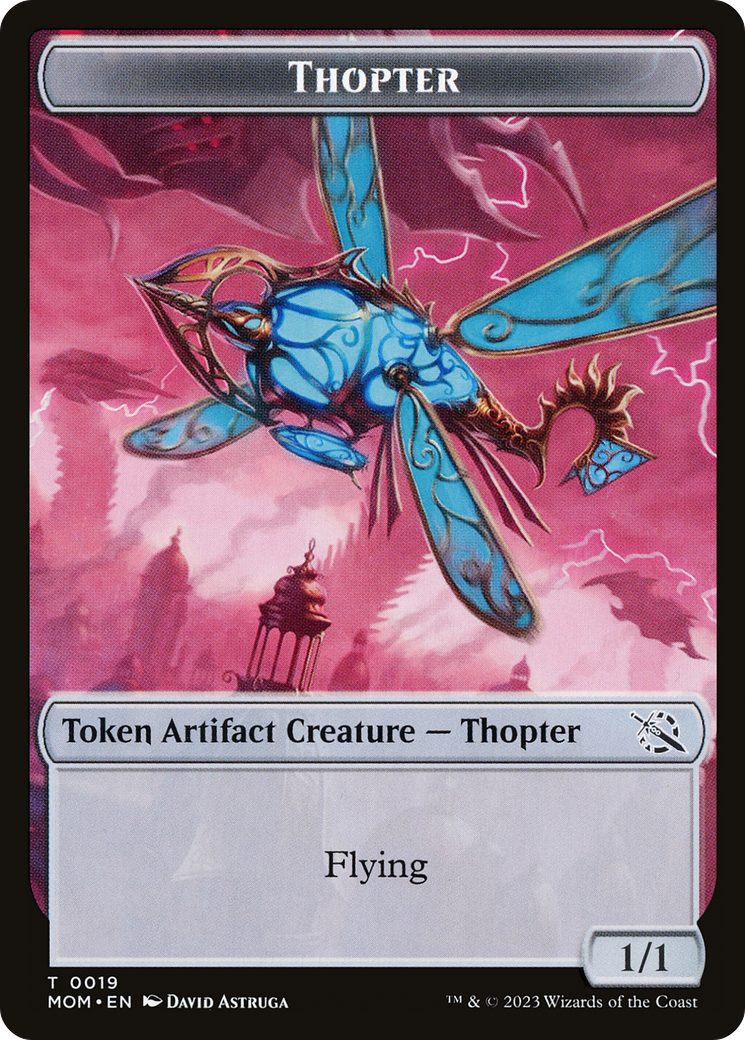 Thopter // Spirit (14) Double-Sided Token [March of the Machine Tokens] | The CG Realm