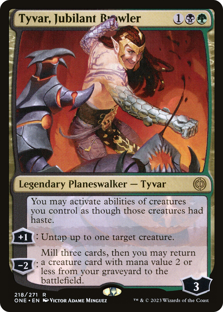 Tyvar, Jubilant Brawler [Phyrexia: All Will Be One] | The CG Realm