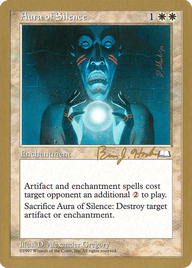 Aura of Silence (Brian Hacker) [World Championship Decks 1998] | The CG Realm