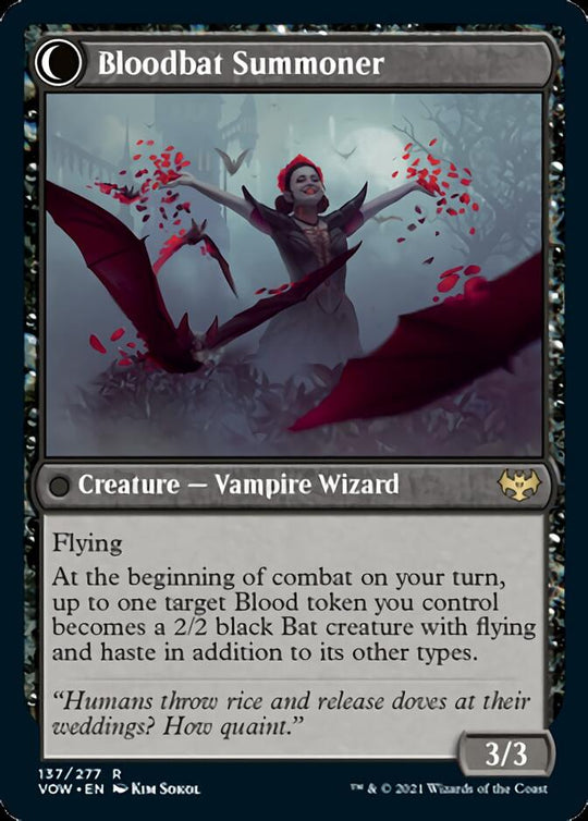 Voldaren Bloodcaster (VOW-137) - Innistrad: Crimson Vow: (Double Faced Transform)