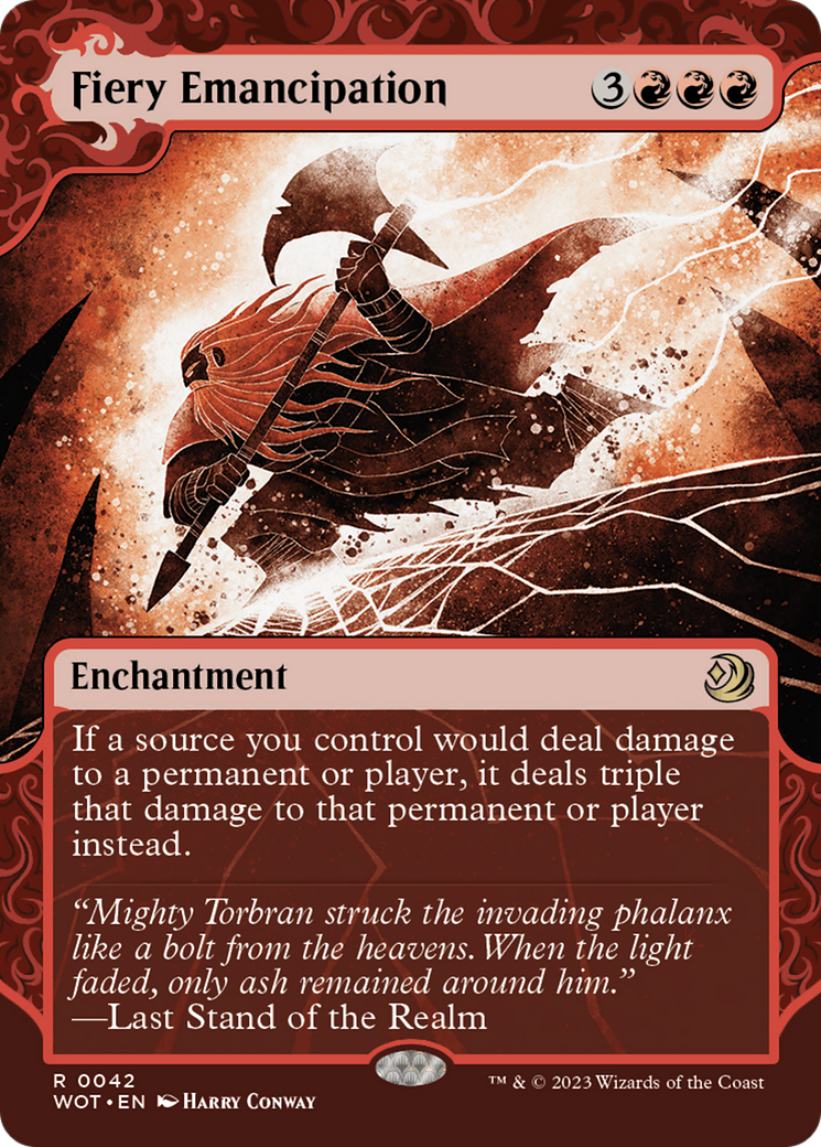 Fiery Emancipation [Wilds of Eldraine: Enchanting Tales] | The CG Realm