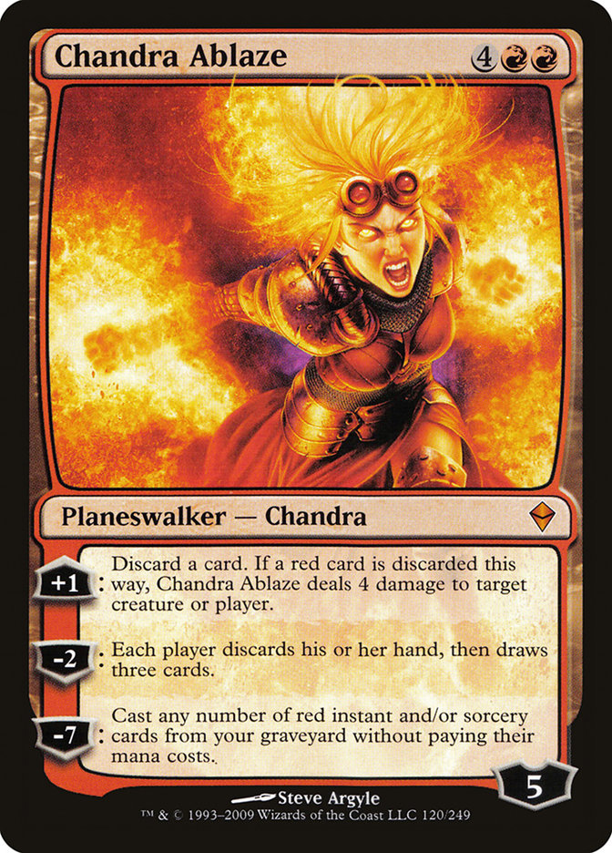 Chandra Ablaze [Zendikar] | The CG Realm