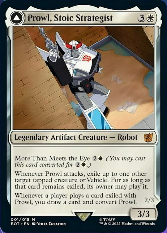Prowl, Stoic Strategist (BOT-001) - Transformers: (convertdfc)