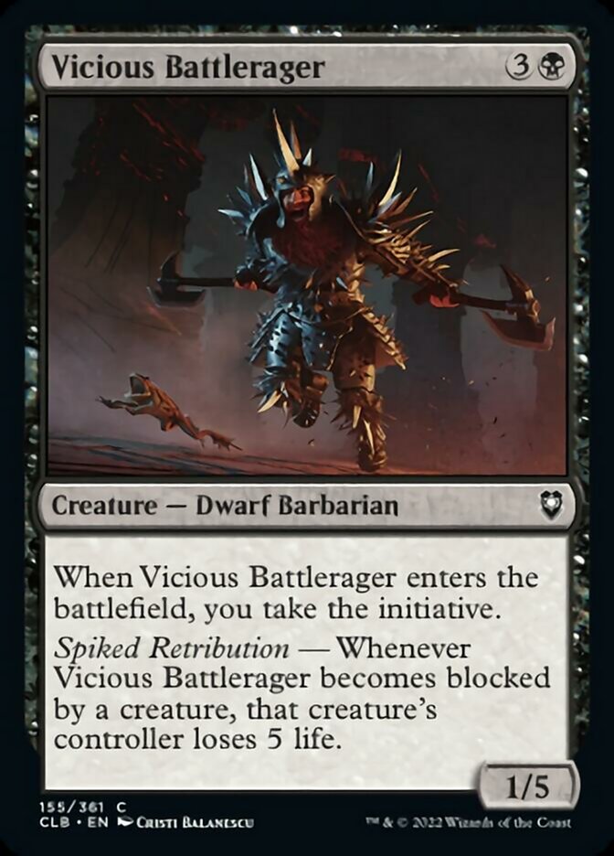 Vicious Battlerager [Commander Legends: Battle for Baldur's Gate] | The CG Realm