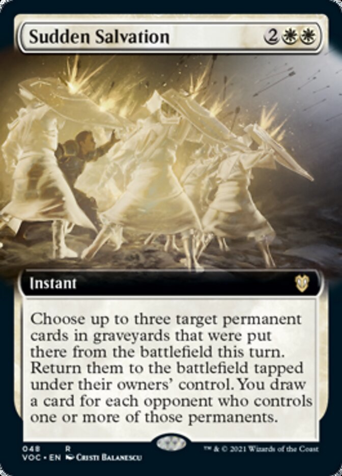 Sudden Salvation (Extended Art) [Innistrad: Crimson Vow Commander] | The CG Realm
