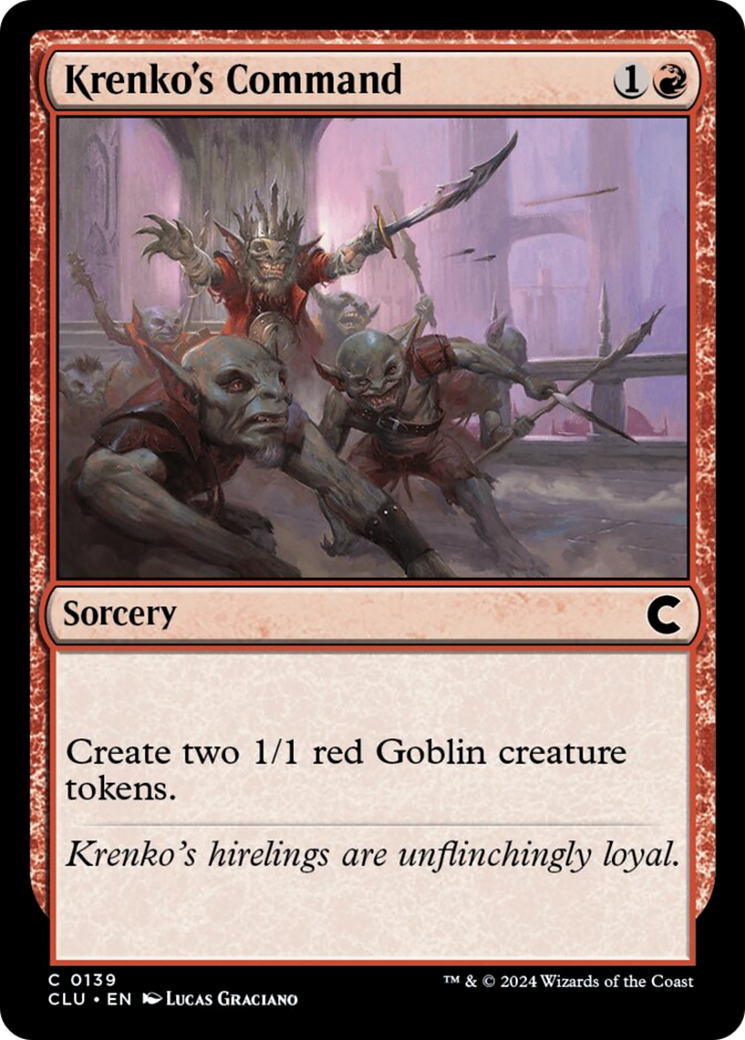 Krenko's Command [Ravnica: Clue Edition] | The CG Realm