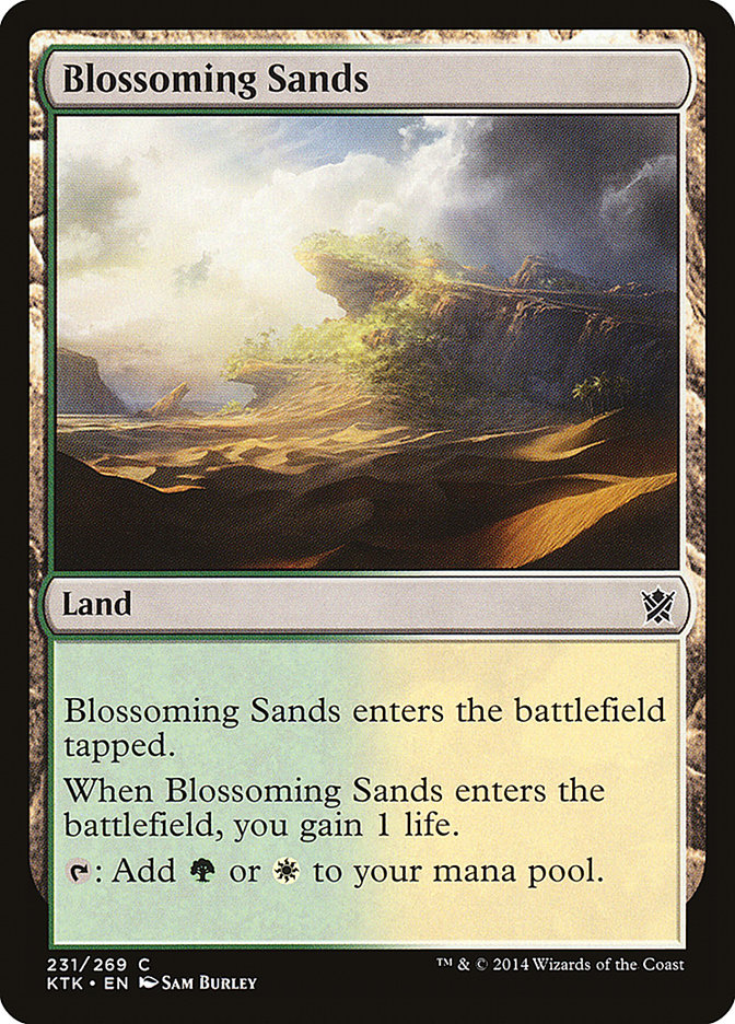 Blossoming Sands [Khans of Tarkir] | The CG Realm