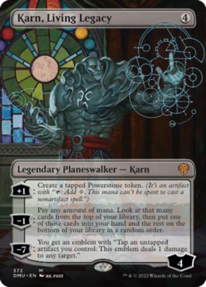 Karn, Living Legacy (Borderless) [Dominaria United] | The CG Realm