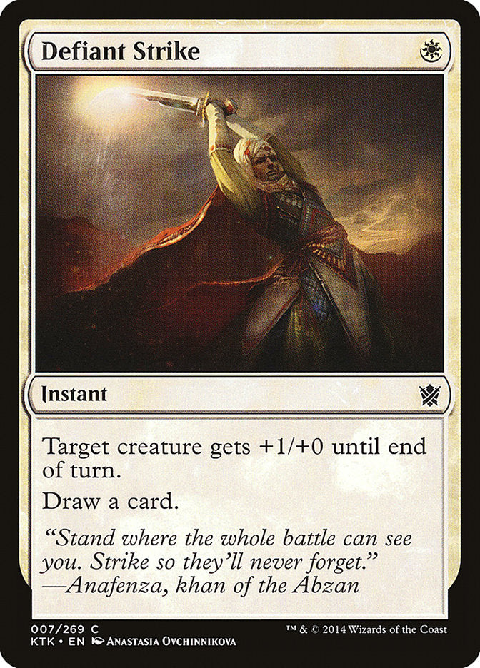 Defiant Strike [Khans of Tarkir] | The CG Realm