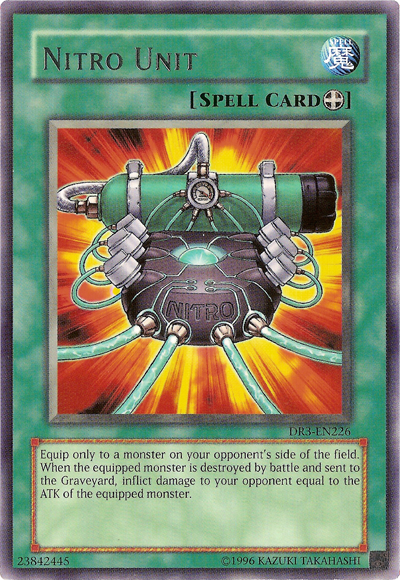 Nitro Unit [DR3-EN226] Rare | The CG Realm