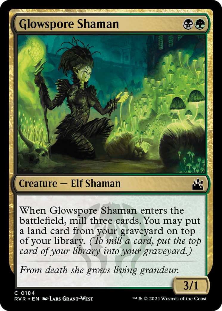 Glowspore Shaman [Ravnica Remastered] | The CG Realm