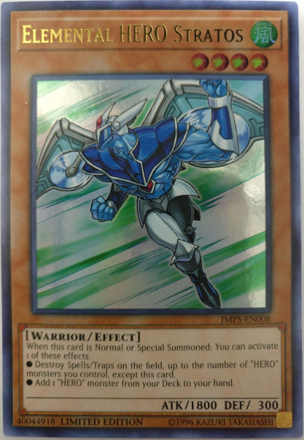 Elemental Hero Stratos [JMPS-EN008] Ultra Rare | The CG Realm