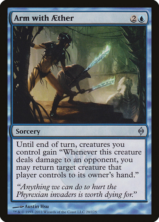 Arm with Aether [New Phyrexia] | The CG Realm