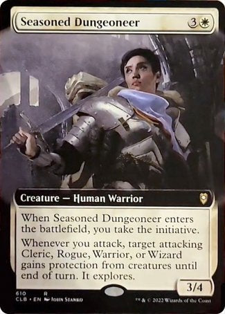 Seasoned Dungeoneer (Extended Art) [Commander Legends: Battle for Baldur's Gate] | The CG Realm